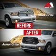 thumbnail image 3 of AMERICAN MODIFIED Front Armor Grille w/ Off Road Lights for 13-18 Dodge Ram, 3 of 10