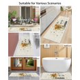 thumbnail image 4 of Vintage American Pastoral Front Door Mat Sunflower Bee Farm Welcome Doormat Indoor Outdoor Entrance Floor Mat Non-Slip Washable Runner Rug for Front Porch Decor 24x71 Inch, 4 of 6