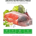thumbnail image 5 of - Rollo de sellado al aspiradora de alimentos de 11 x 150 pi con dispensador de cortador, rollos de bolsa selladora al aspiradora de grado comercial, bolsas de aspiradora sin BPA, ideal para, 5 of 5