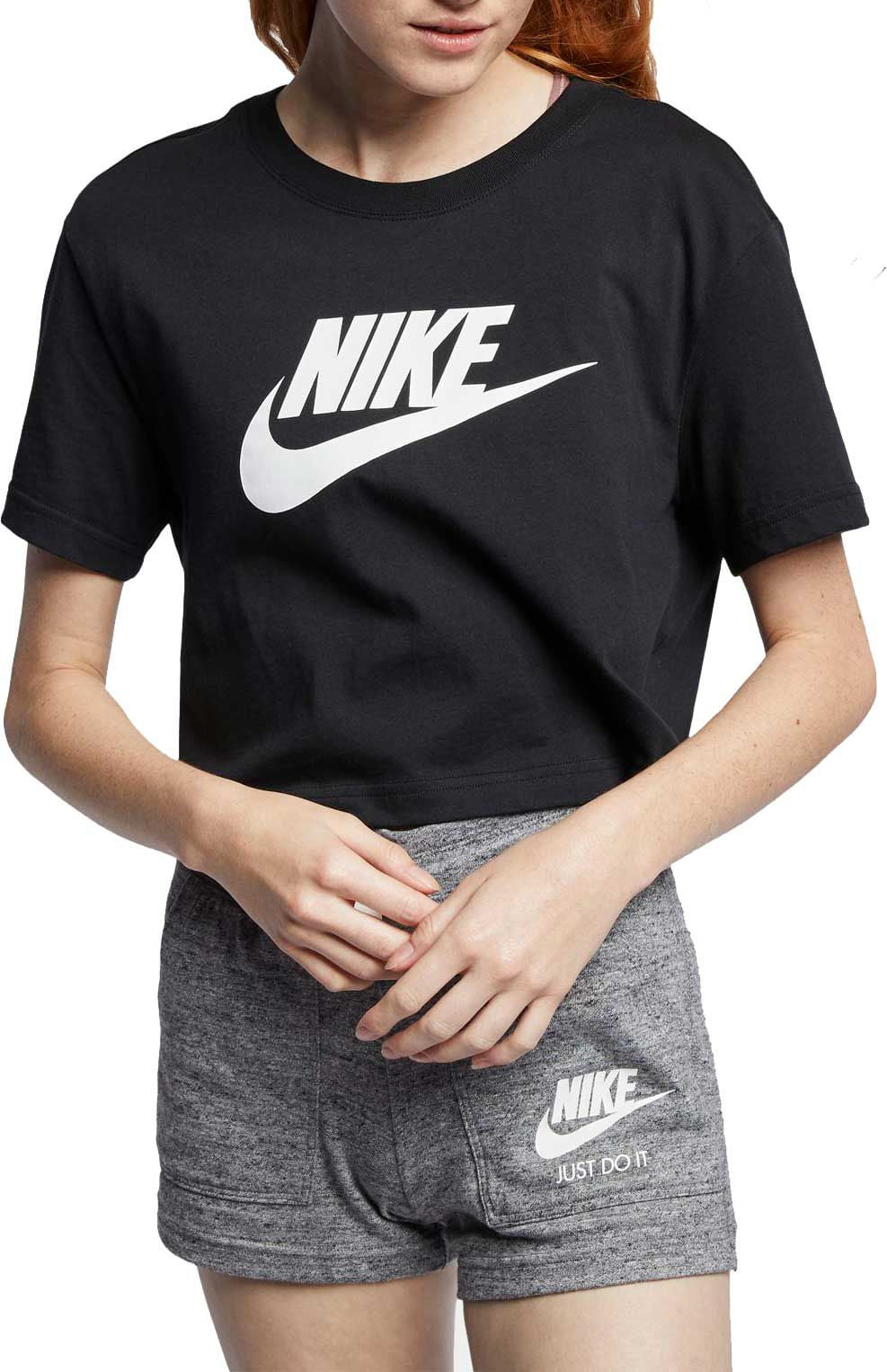 nike women's essential futura crop top