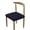 21#Blackish Blue, variant on 4 Pcs Round Stool Covers, 16 inch Chenille Farbic Seat Cover, Elastic Quilted Chair Cushion Slipcovers, Stretch Washable Round Seat Protector, Removable Bar Stool Cover, Indoor Furniture Seat Sleeve