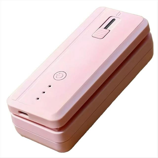 Mini Máquina Selladora Portátil 2 en 1: Herramienta de Envasado de Alimentos Recargable por USB para Uso en la Cocina, Compacta y Eficiente B