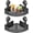 Blacks, variant on Suction Cup Corner Shower Shelf,Rust Proof Bathroom Corner Shelf ,No Drill Removable Storage Rack for Suite Dorm, RV & Tile Walls