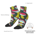 thumbnail image 6 of Pofeuu Green Mushroom Print 30cm Socks, Adult Running Hiking Socks for Youth and Adult, 6 of 7