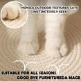 thumbnail image 4 of Instinct Basket, Handwoven Cotton Rope Cat Bed with Cushion & Toy Ball for Indoor Cats, 4 of 7
