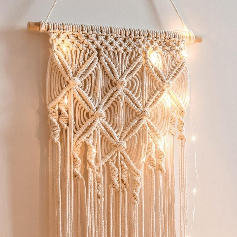 Macrame Woven Wall Hanging Handmade Cotton Decoration for Kids
