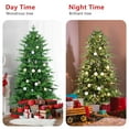 thumbnail image 5 of HestiNysus 6ft PE/PVC hybrid Christmas tree (steel wire + iron wire)with 300 UL tungsten lights, 5 of 7