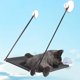 thumbnail image 1 of Hamaca para gatos negra, hamaca para gatos para ventana, cama para gatos con ventosas con botones, asiento para gatos para tomar el sol, ahorra espacio, fácil de instalar, 50 libras de largo, 1 of 5