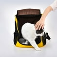 thumbnail image 4 of Mini Monstar Sac de Transport pour Animaux de Compagnie Sac à Dos Respirant pour Chat Portable Chiot Voyage en Plein Air Capsule Spatiale Transparente Sac à Dos pour Chats Chiens, 4 of 8