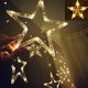 thumbnail image 4 of Twinkle Star 12 estrellas 138 luces LED para cortina, luces para cortina de ventana con 8 modos intermitentes, decoración de Ramadán para bodas (blanco cálido), 4 of 5