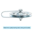 thumbnail image 4 of 1 Set Garage Door Pulley 108mm 4" OD Garage Cable Pulley, Silver Tone, 4 of 5