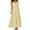 Light Yellow, variant on Women's Ruched V Neck Cami Dress 100% Polyester Lightweight Silky Feel Everyday Wear Ideal for Warm Weather Season