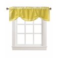 thumbnail image 7 of Tie Up Valance Curtain for Kitchen, Watercolor Yellow Vintage Linen Rod Pocket Short Curtains Adjustable Tie-Up Shade Valances, Farmhouse Key Design Window Treatment for Bathroom Living Room Bedroom, 7 of 7
