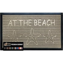 Gorilla Grip Original Durable Natural Rubber Door Mat, Waterproof, Low Profile, Heavy Duty Doormat for Indoor and Outdoor, Easy