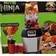 Ninja BL455_30 Set de Bonus de Mixeur Personnel Professionnel Nutri avec 3 Gorgées et un Seul Joint (12, 18 et 24 oz Tasses) et Livre de Cuisine à 75 Recettes, Acier Inoxydable/noir – image 4 sur 5