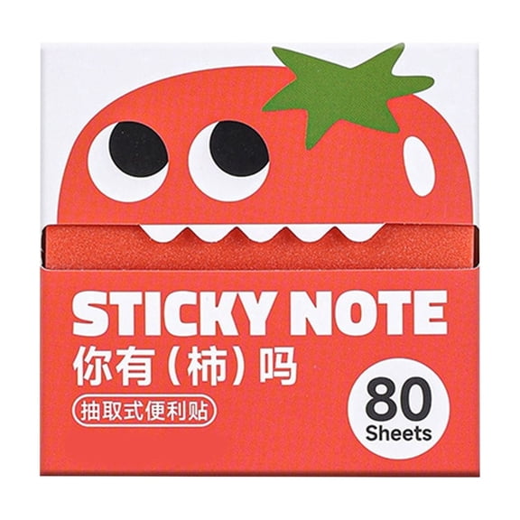 Transparent Glitter Sticky Notes Pop Up Sticky Pads, 1-Pack 3"x3" 80 Sheets, See-Through Page Markers for Office Stationery, MELF