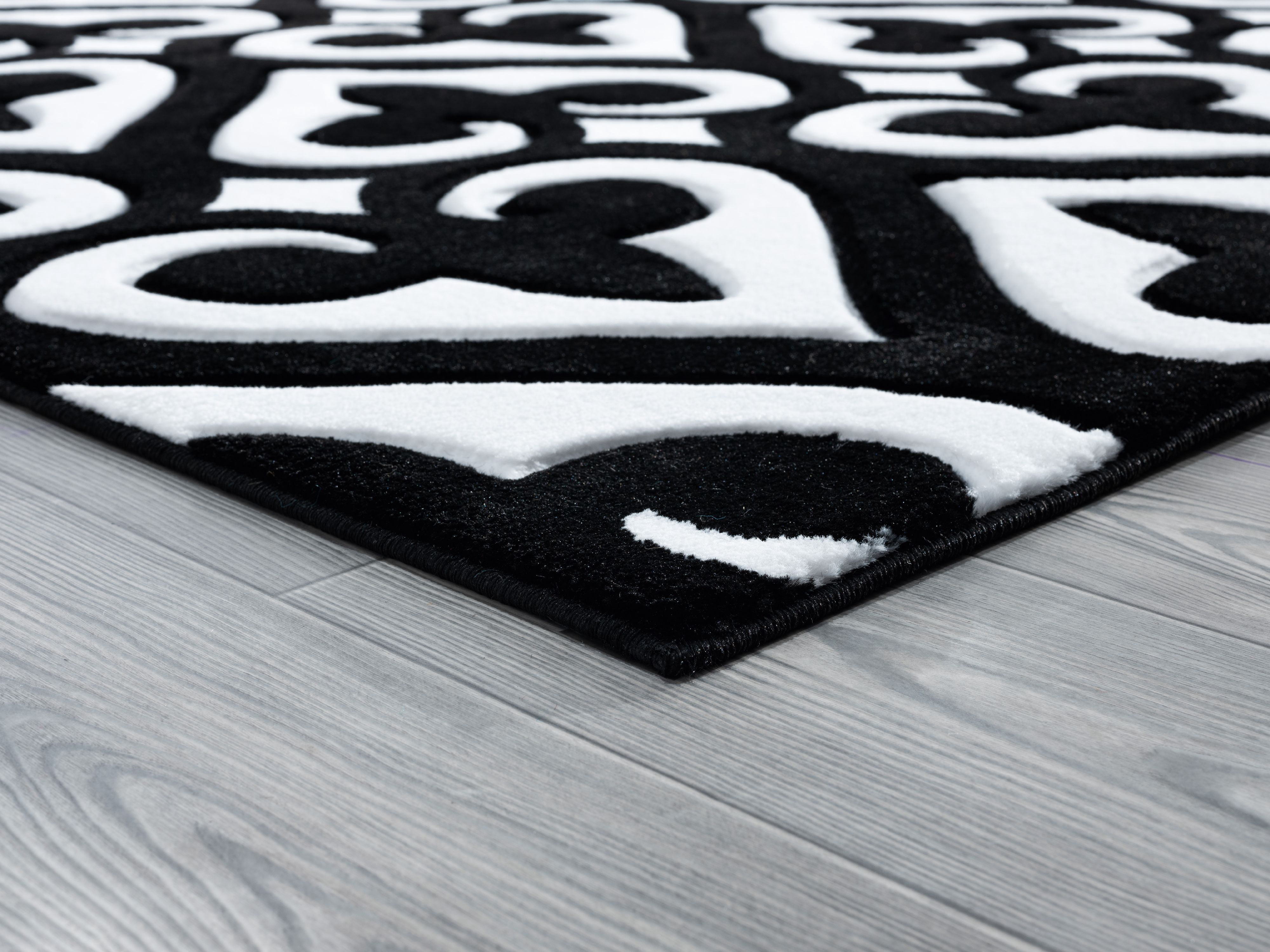 United Weavers Drachma Benachi Modern Geometric Accent Rug, Black, 2'7" x 4'2"