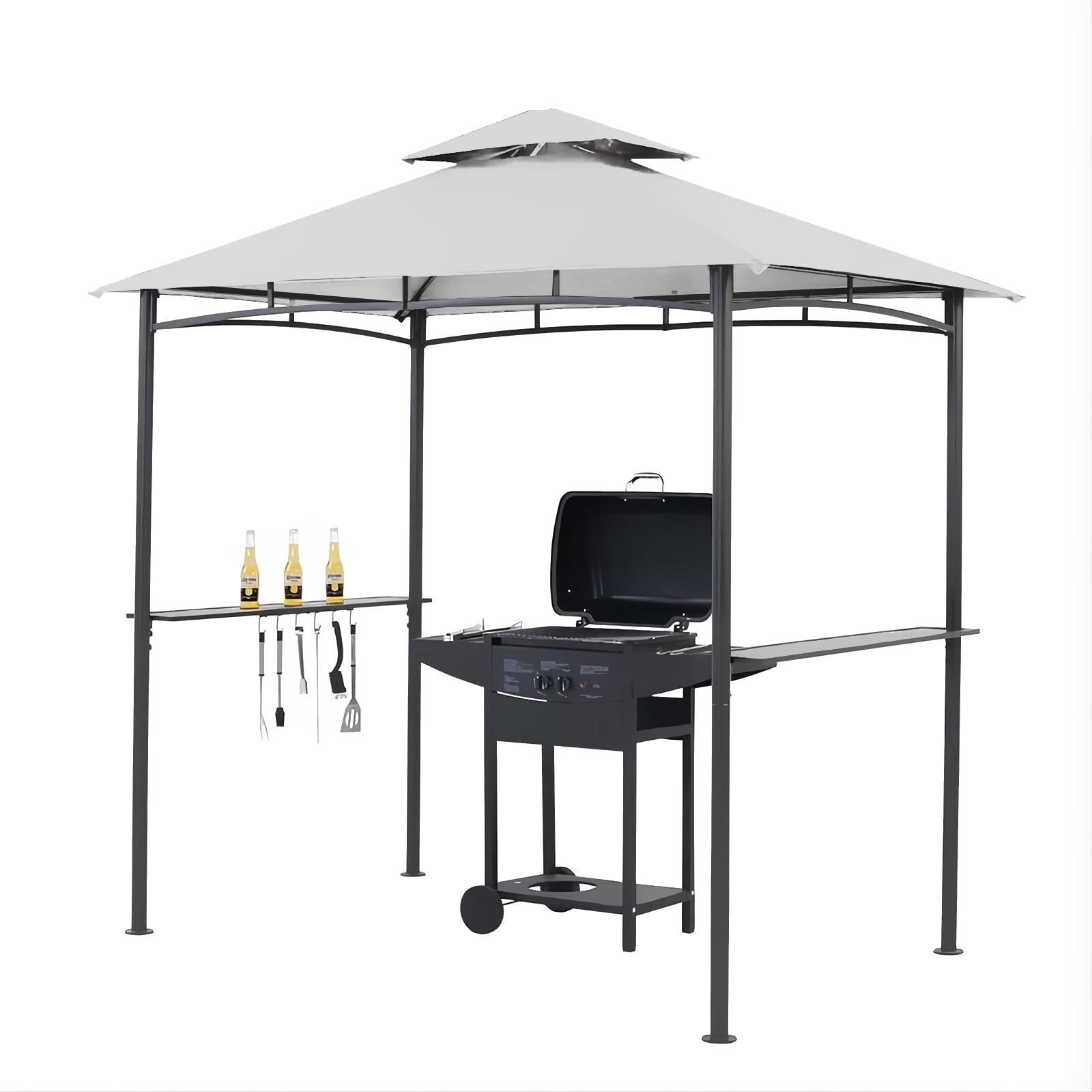 Grezone Outdoor Grill Gazebo Tent BBQ Canopy for Outdoor Grill Shelter