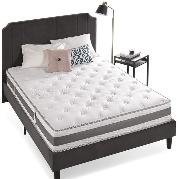 Zinus 10 Inch Gel Memory Foam Pocket Spring Hybrid Mattress / Pocket