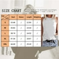 thumbnail image 3 of TEMOFON Women Summer Tank Round Neck Sleeveless Shirts Casual Loose Fit Tshirts Trendy Going Out Tank Tops Solid Color White Size XL, 3 of 5