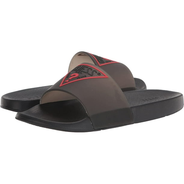 GUESS Mens Enelo Slide Sandal Black SY 13 Walmart