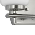thumbnail image 5 of Adley Collection Two-Light Brushed Nickel Etched Opal Glass New Traditional Bath Vanity Light, 5 of 14