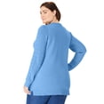 thumbnail image 2 of Woman Within Plus Size Cable Knit Pullover Crewneck Sweater, 2 of 6