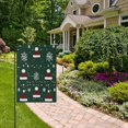 thumbnail image 2 of Yayeee Garden Flag 12"x18" Double Sided Outdoor Yard Lawn Holiday Decorations, Christmas Santa Hats, 2 of 6