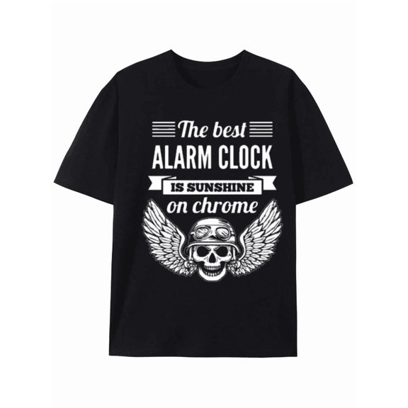 Sunshine on Chrome: Motorcycle Enthusiast's T-shirt