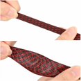 thumbnail image 3 of Funda Trenzada Expandible Pet Telar De Alambre De 25 Pies-3/4 Pulgadas Aibole Funda Para Cable Trenzado Envoltura De Alambre Negro Y Rojo, 3 of 5