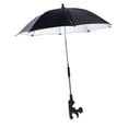 thumbnail image 2 of Sombrillas para silla de playa, universales, para cochecito de bebé, para jardín, patio y exterior. Negro, 2 of 8