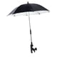 thumbnail image 2 of Sombrilla para silla de playa con clip para cochecito de golf, piscina y patio. Negro, 2 of 8
