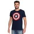 thumbnail image 1 of Captain America Distressed Disney Superhero Comic Christmas T-Shirt All Size S-5XL, 1 of 4