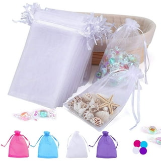Efavormart 10PCS BURGUNDY Organza Gift Bag Drawstring Pouch Wedding Favors Bridal Shower Treat ...