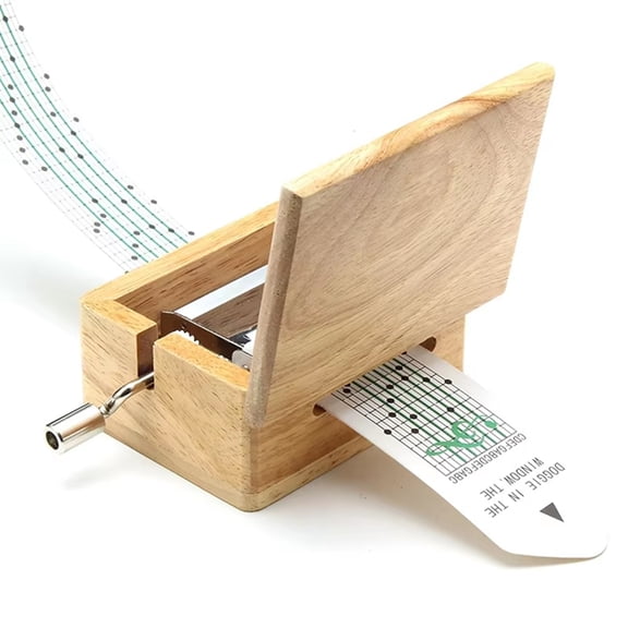 1 x Music Box 1 x Hole Punch 3 x Music Tapes 7 x Blank Paper Tapes-As Shown