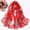 Red, variant on yunLXY Under $5 Scarfs for Women Lightweight Print Floral Pattern Scarf Shawl Fashion Scarves Sunscreen Shawls