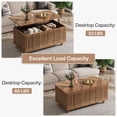 thumbnail image 5 of Tribesigns 43" Lift Top Coffee Table with Spacious Vertical Louver Hollowing Storage Bin, 5 of 7