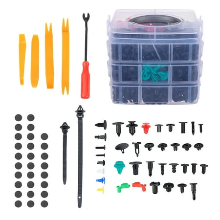 

723pcs Durable Vehicle Bumper Push Fasteners Car Rivet Clips Car Accessory