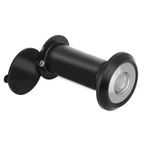 BUZIFU 220 Degree Wide Angle Peephole Door Viewer with Privacy Cover, Solid Brass