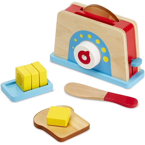 Juego de tostadoras de pan y mantequilla Melissa & Doug