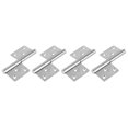 thumbnail image 4 of Bisagras de acero inoxidable resistentes para puerta de muebles del hogar, 4 piezas, desmontables, 4 of 8