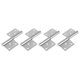thumbnail image 4 of Bisagras de acero inoxidable resistentes para puerta de muebles del hogar, 4 piezas, desmontables, 4 of 8