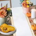 thumbnail image 4 of Burlap Table Runner 36 Inches Long,Thanksgiving Pumpkin Fall Sunflower Non-Slip Kitchen Table Runners for Dining Room Everyday Use Party Table Decorations Orange Plaid, 4 of 9