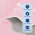 thumbnail image 2 of Garvee 6'x9' Scalloped Area Rug Modern Solid Rug, Washable Rug Soft Low Pile Carpet with Non Slip Backing for Living Room Bedroom Home Decor, Pink, 2 of 9