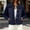Dark Blue, variant on Women's Solid Cropped Denim Jacket Lapel Collar Button Front Multi Chest Pockets Long Sleeve Casual Jean Outerwear White Pink Blue Dark Tones, Y2K Jacket Blue XXL