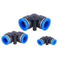 thumbnail image 4 of 10pcs PV 4mm 6mm 8mm 10mm 12mm Tube 90 Degree Equal Union Elbow Air Pneumatic Push In Connector Quick Connection Fitting, 4 of 5