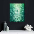 thumbnail image 4 of FUMJ  Canvas Art Prints Abstract Wall Art For Living Room  Wall Decor For Office Bedroom Wall Decorations Pictures Artwork Abstract Ink Paintings Ready To Hang Home Decor, 4 of 4
