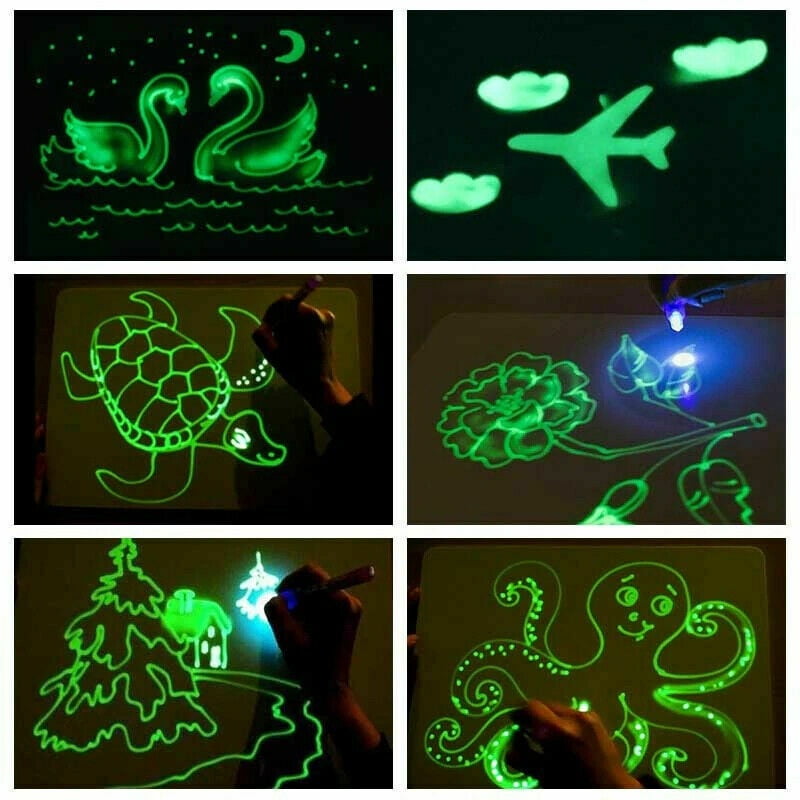 Magic light drawing board hot sale