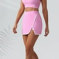 thumbnail image 3 of MOMOJIA High Waist Yoga Skort Breathable Spandex Mini Skirt Build in Shorts For Workout, 3 of 16