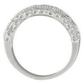 thumbnail image 2 of Designer Diamond and Blue Sapphire Ring Band 14k White Gold (0.59ct), 2 of 5
